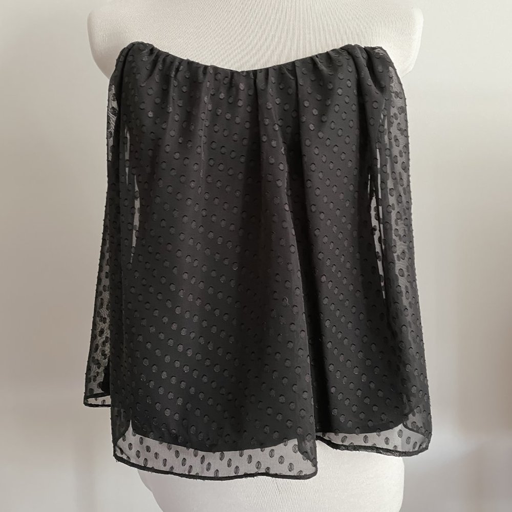 Urban Outfitters Kimchi Blue Black Strapless Top